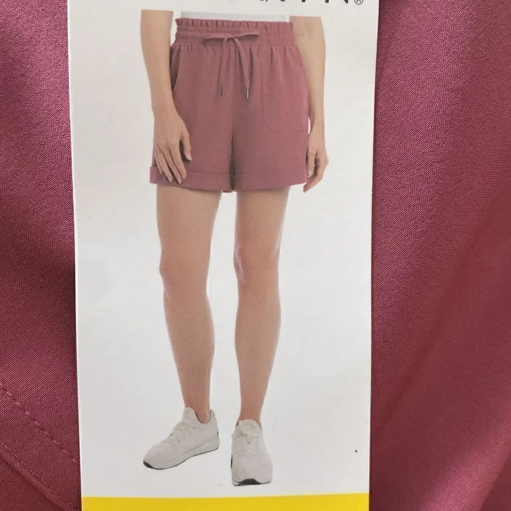 Danskin Womens' Woven Paperbag Shorts